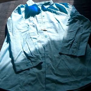 Chico size 0 blouse turquoise. Unisex